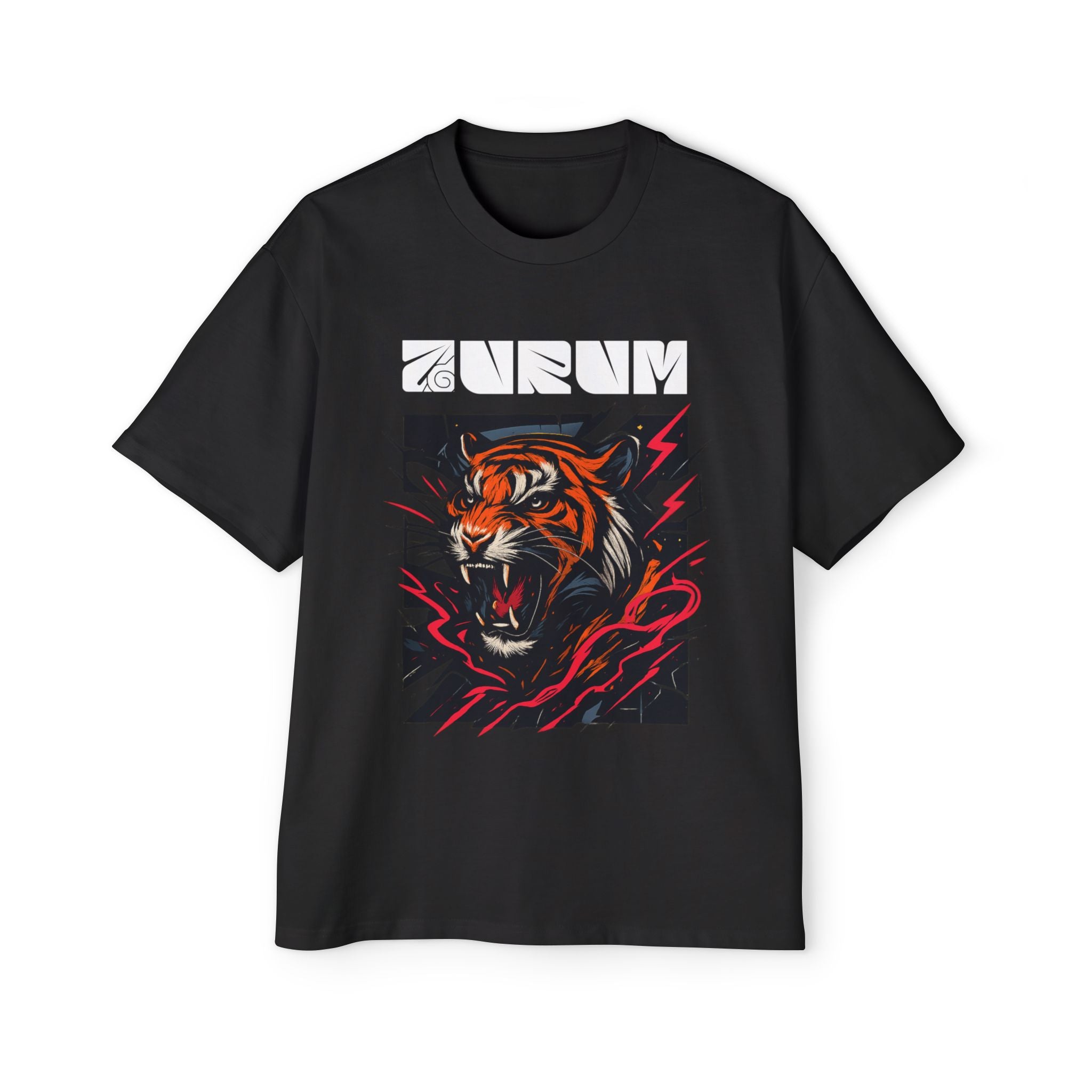 Tiger Graphic Oversized Tee - AURUM STYLES™