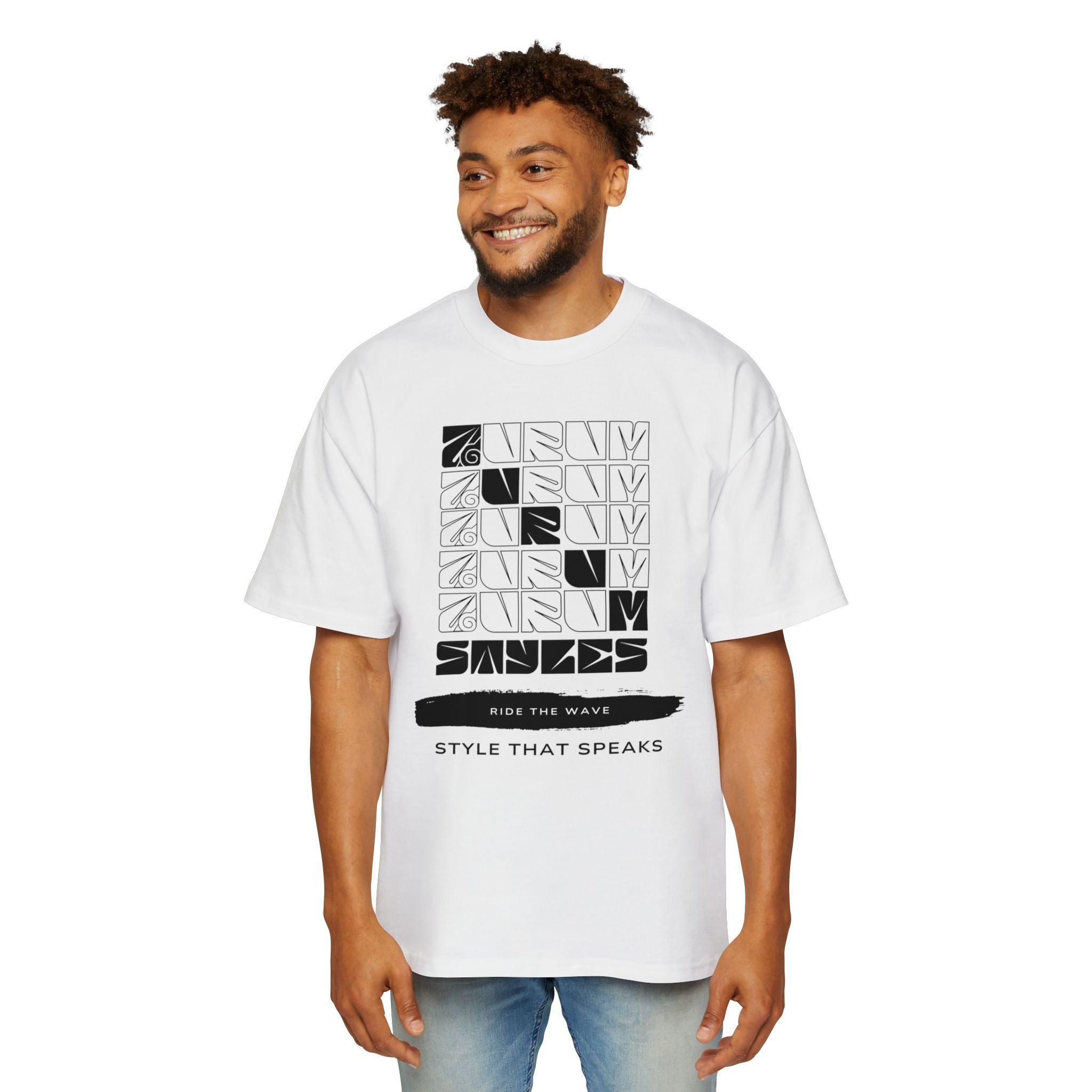 Ride the Wave Oversized Tee (Men) - AURUM STYLES™