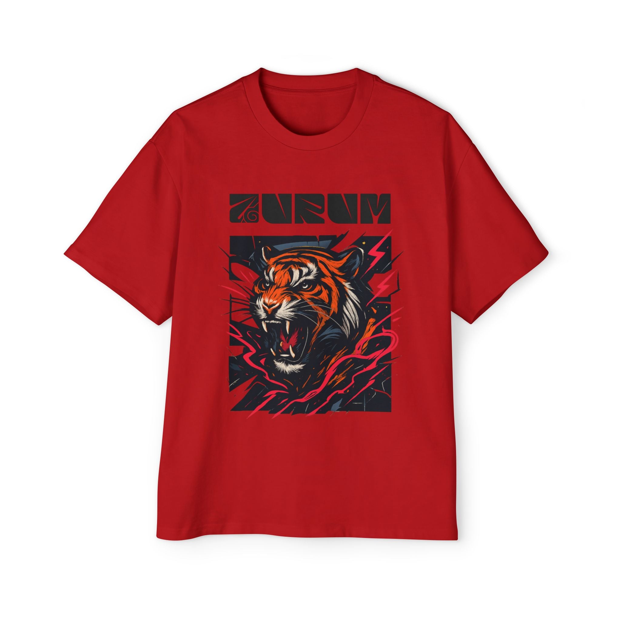 Tiger Graphic Oversized Tee - AURUM STYLES™