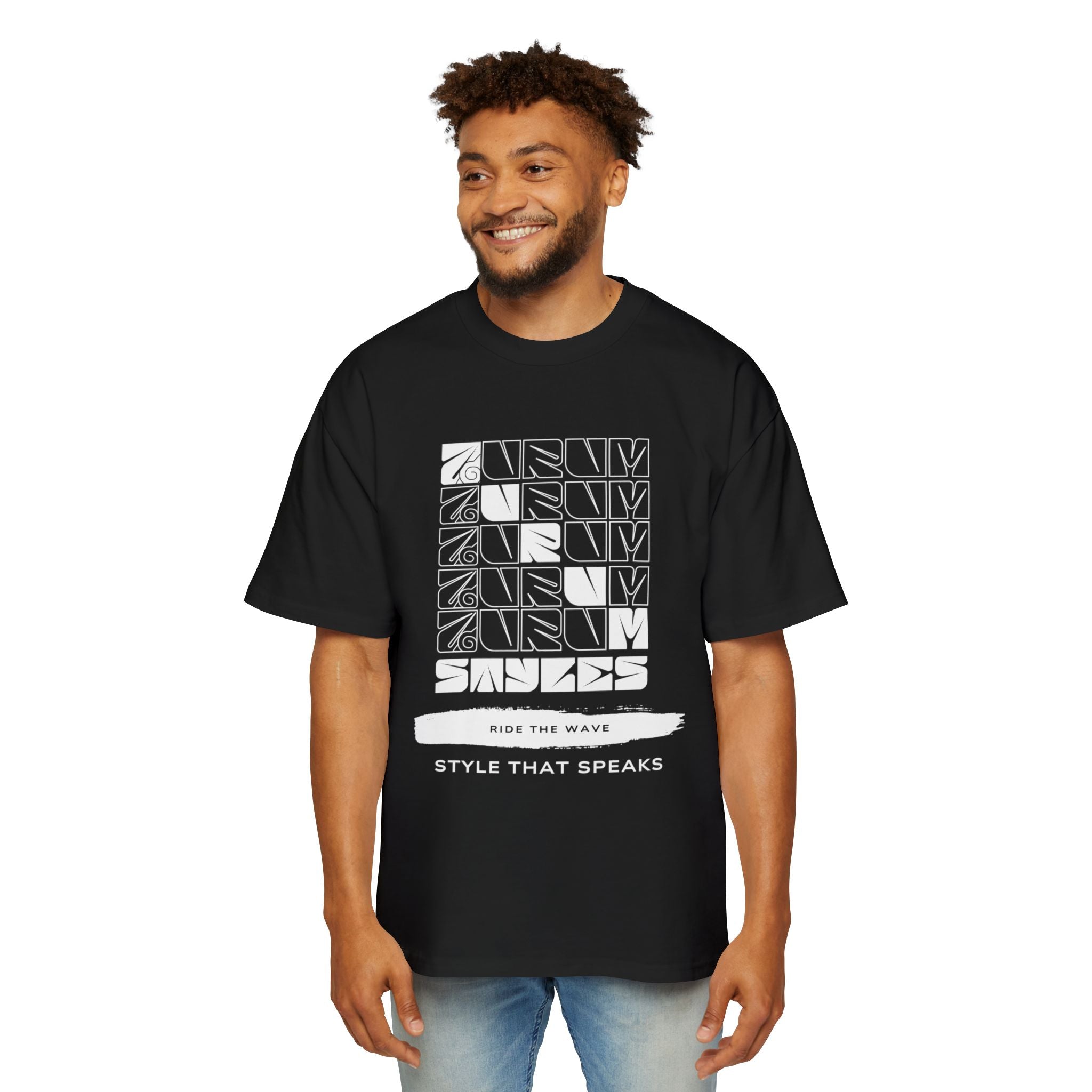 Ride the Wave Oversized Tee (Men) - AURUM STYLES™