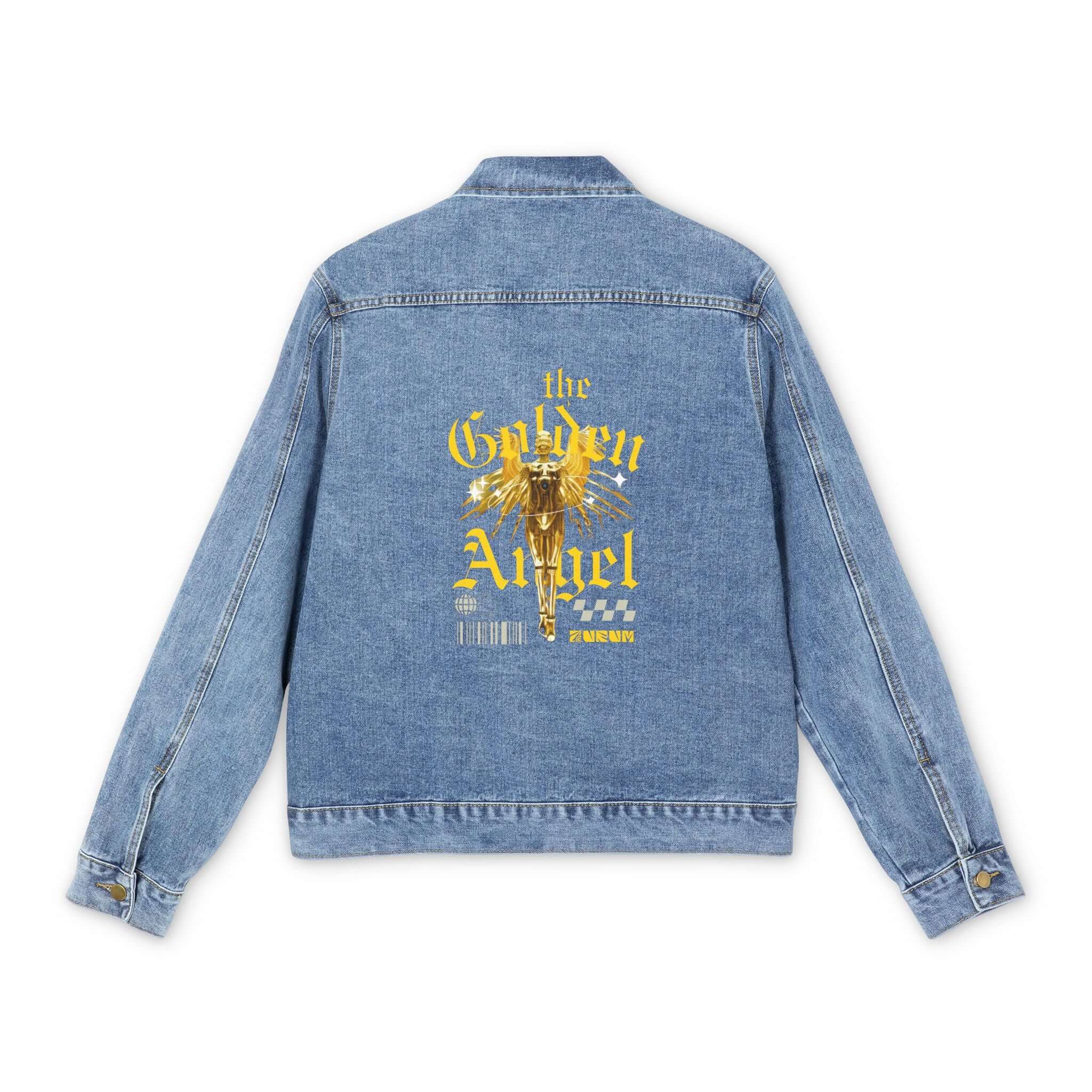 The Golden Angel Denim Jacket - AURUM STYLES™