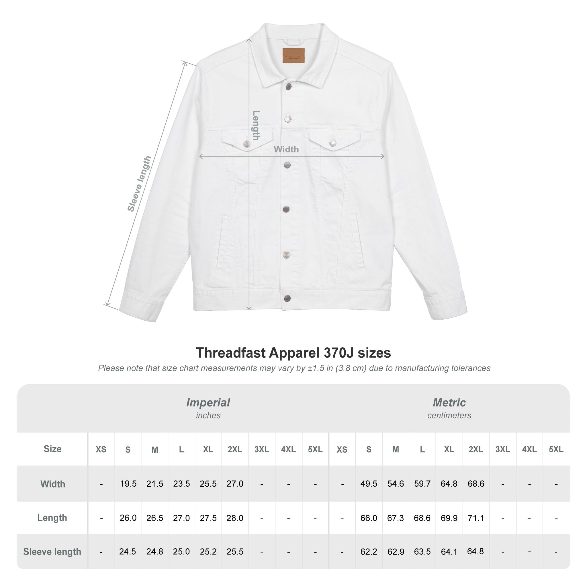 Classic Denim Jacket (Unisex)