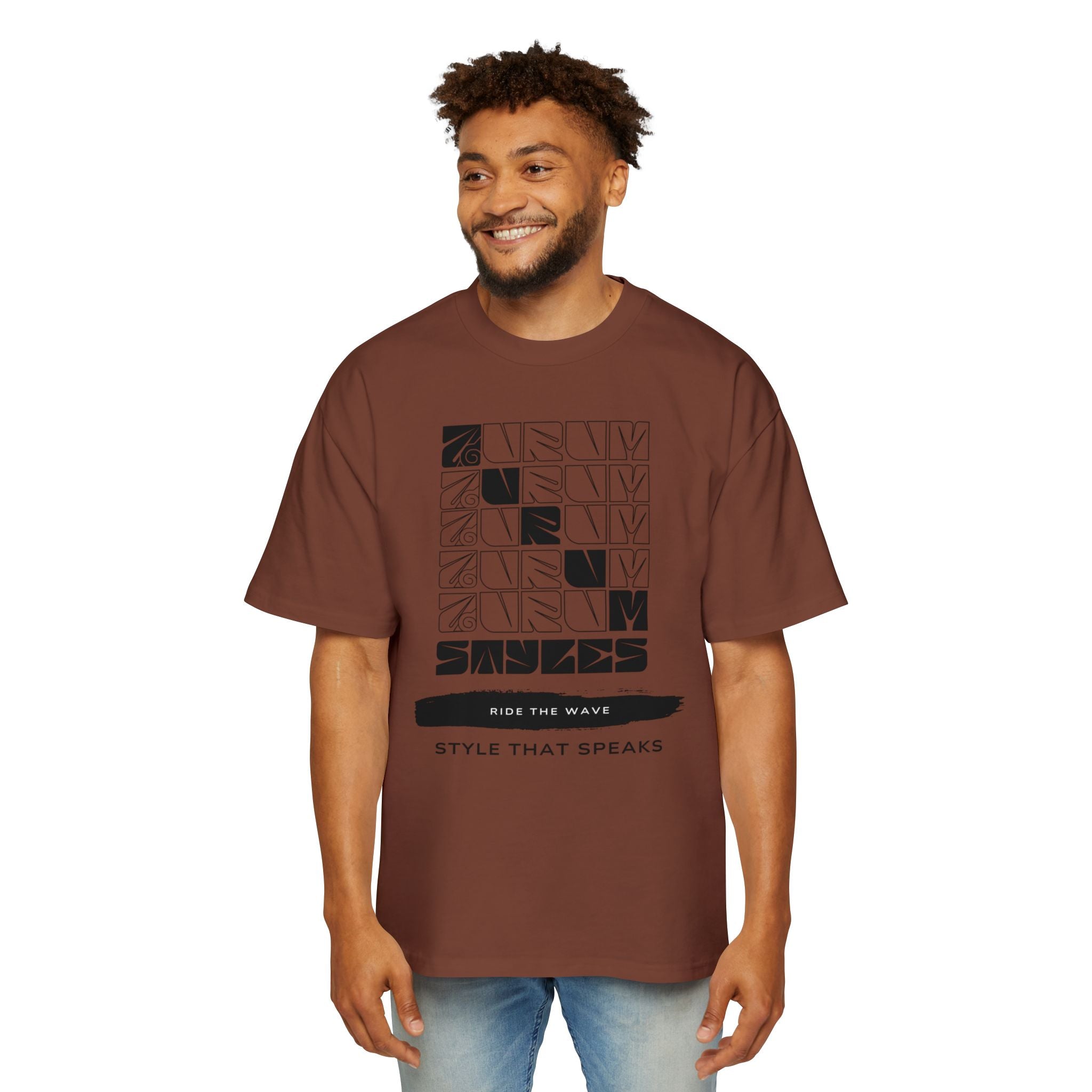 Ride the Wave Oversized Tee (Men) - AURUM STYLES™