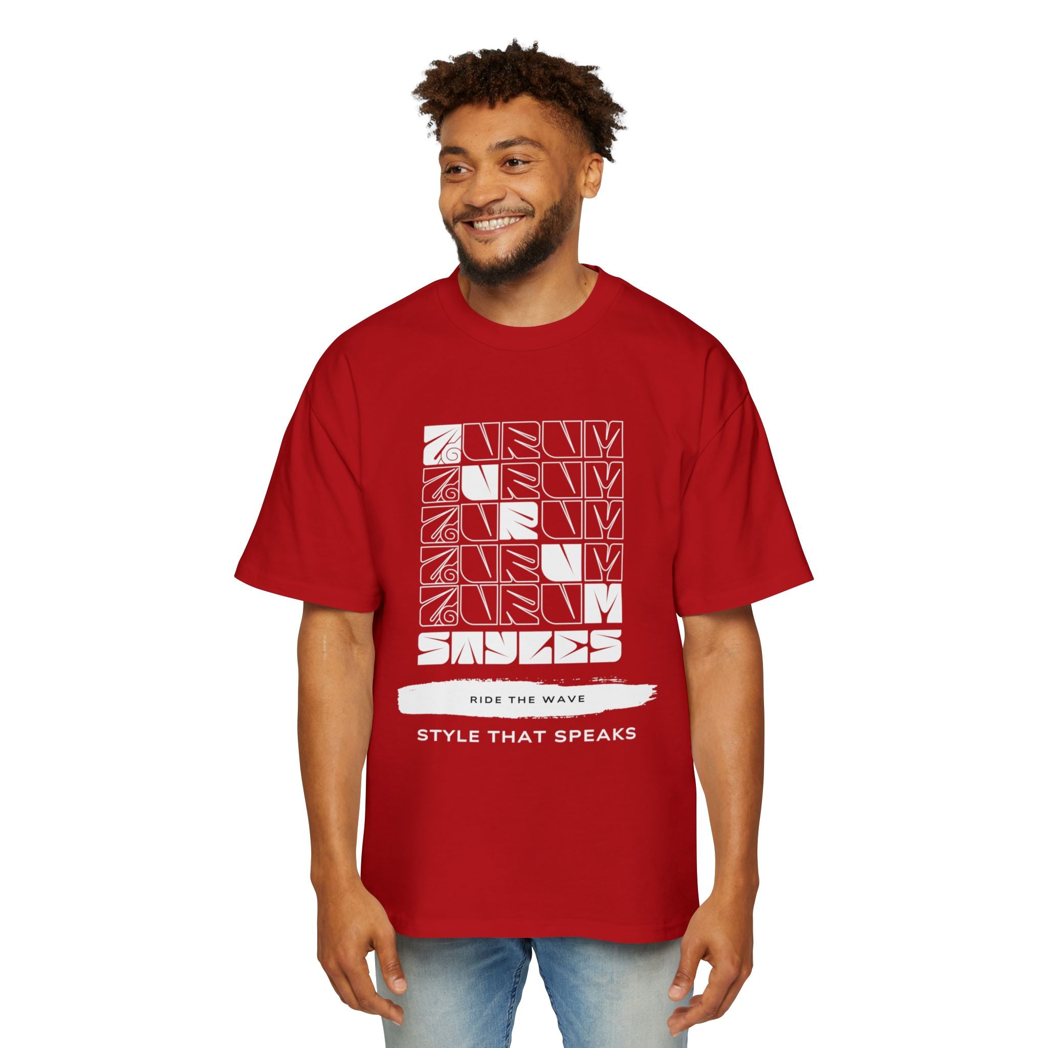 Ride the Wave Oversized Tee (Men) - AURUM STYLES™