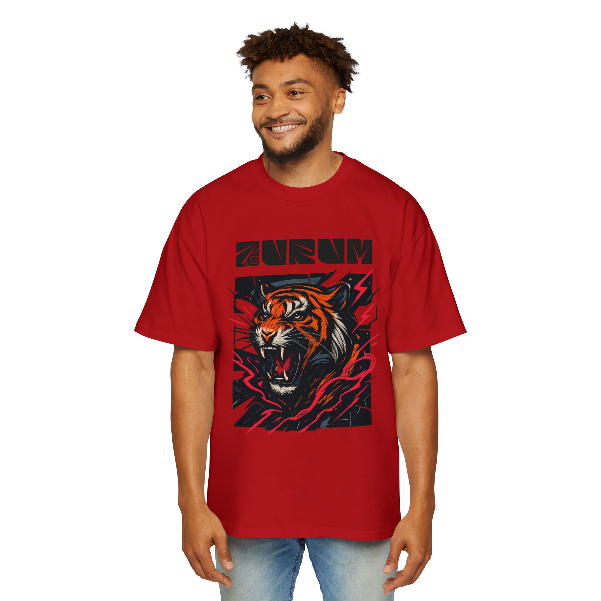 Tiger Graphic Oversized Tee - AURUM STYLES™