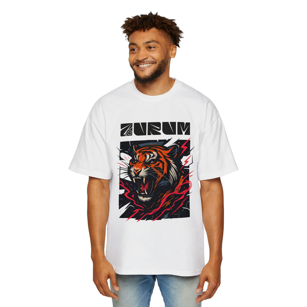 Tiger Graphic Oversized Tee - AURUM STYLES™