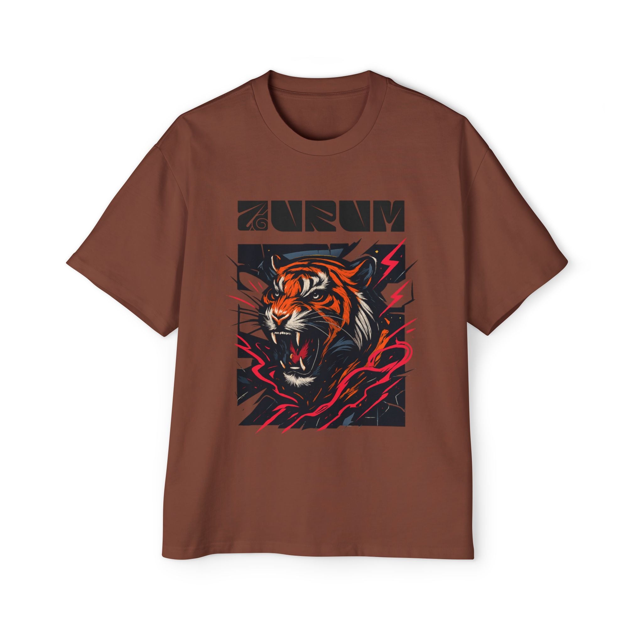 Tiger Graphic Oversized Tee - AURUM STYLES™