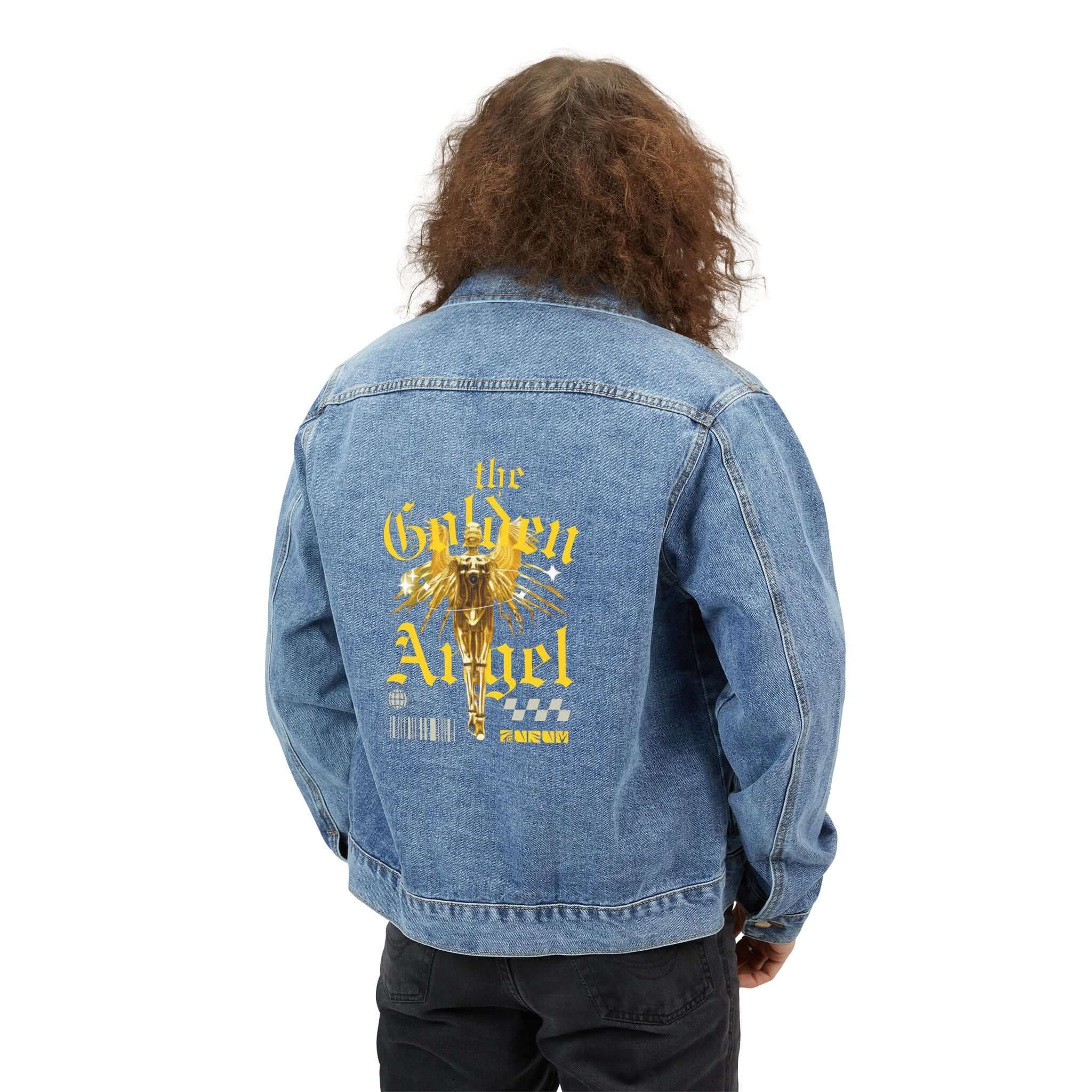 The Golden Angel Denim Jacket - AURUM STYLES™