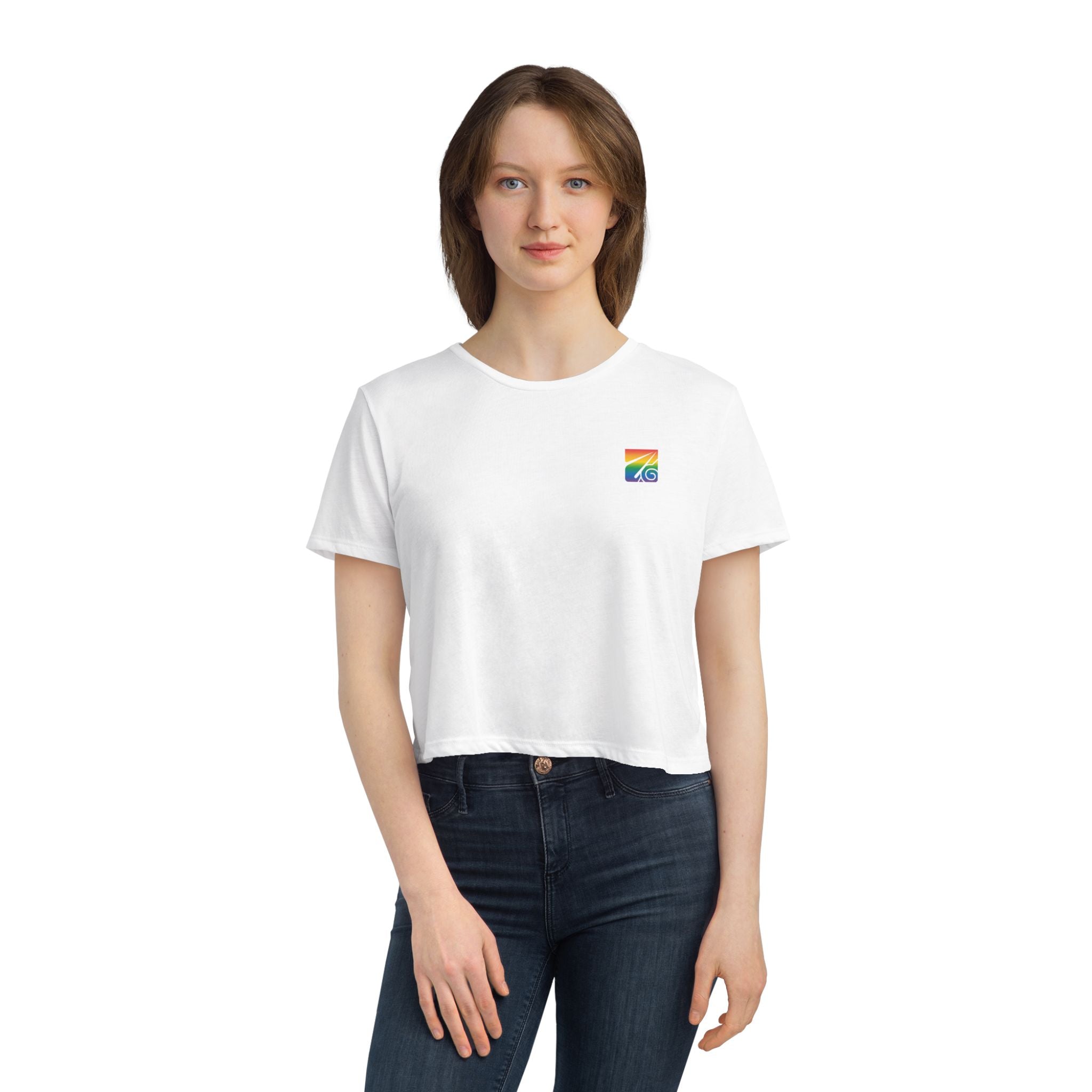 Rainbow Flowy Tee - AURUM STYLES™