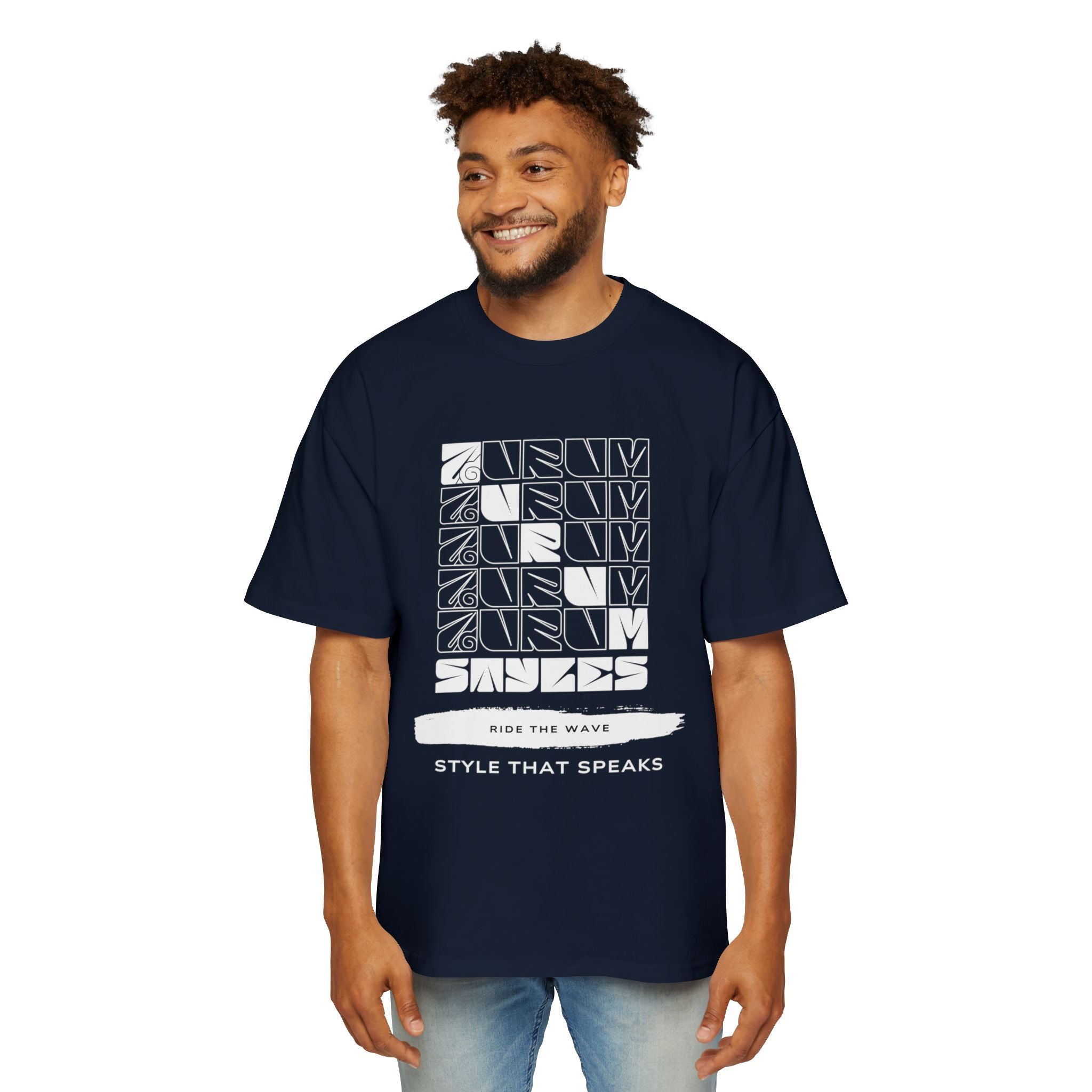 Ride the Wave Oversized Tee (Men) - AURUM STYLES™