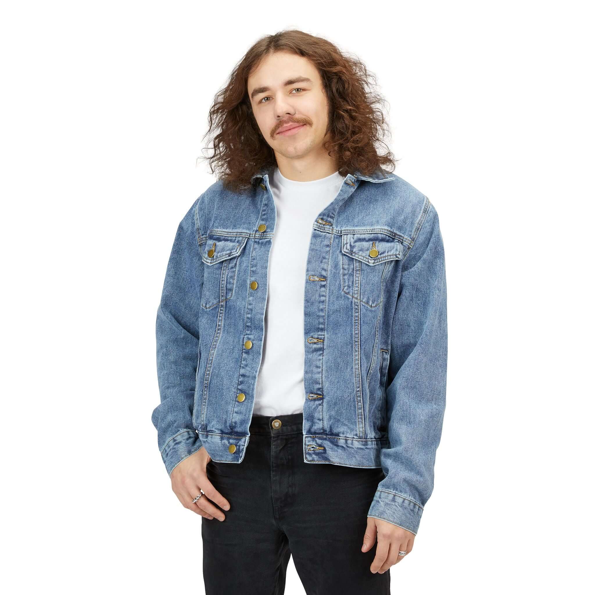 The Golden Angel Denim Jacket - AURUM STYLES™