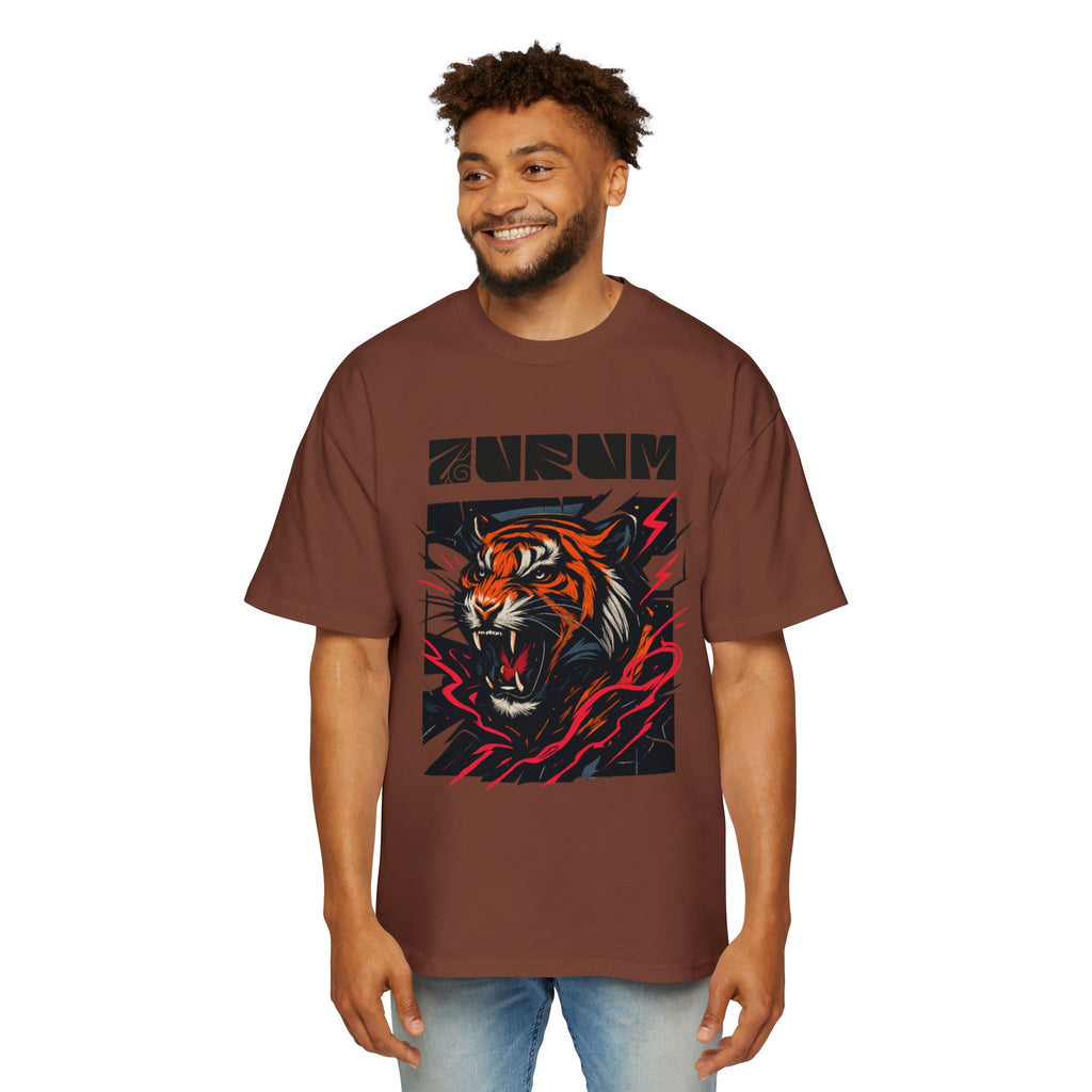 Tiger Graphic Oversized Tee - AURUM STYLES™