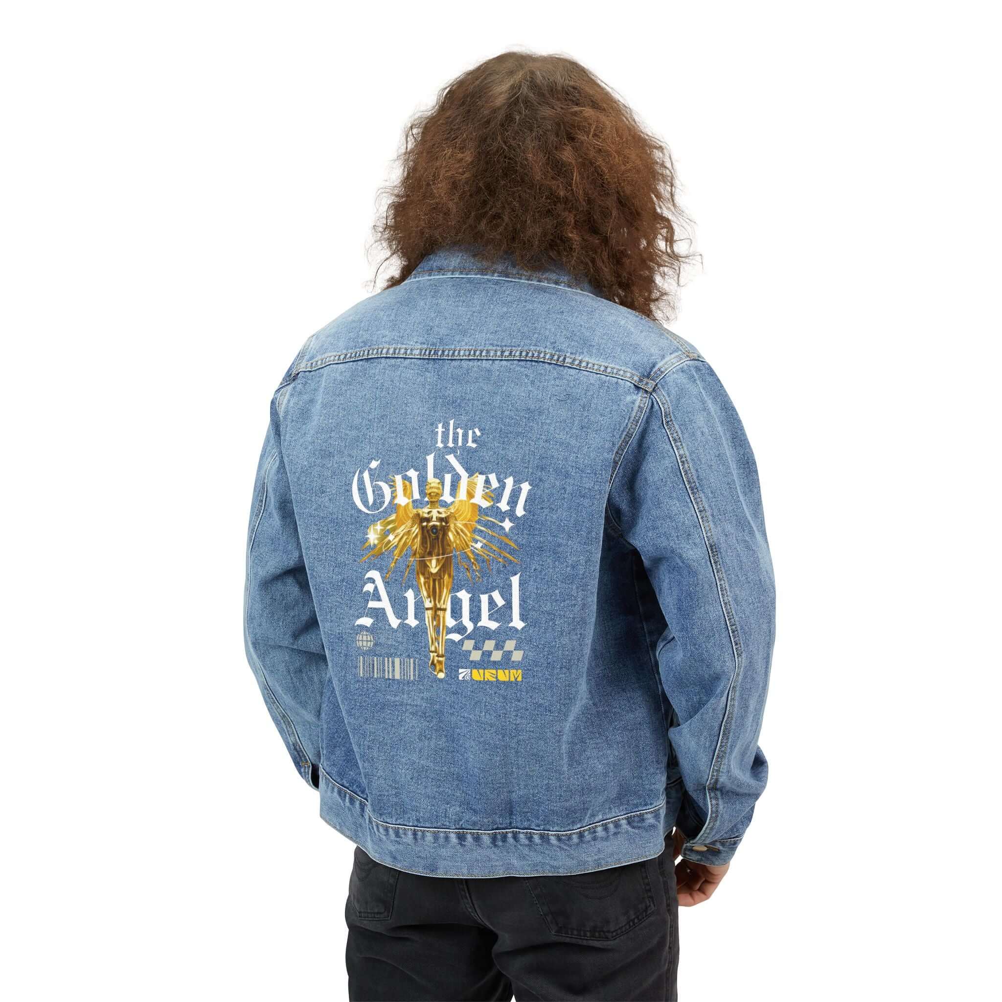 The Golden Angel Denim Jacket - AURUM STYLES™