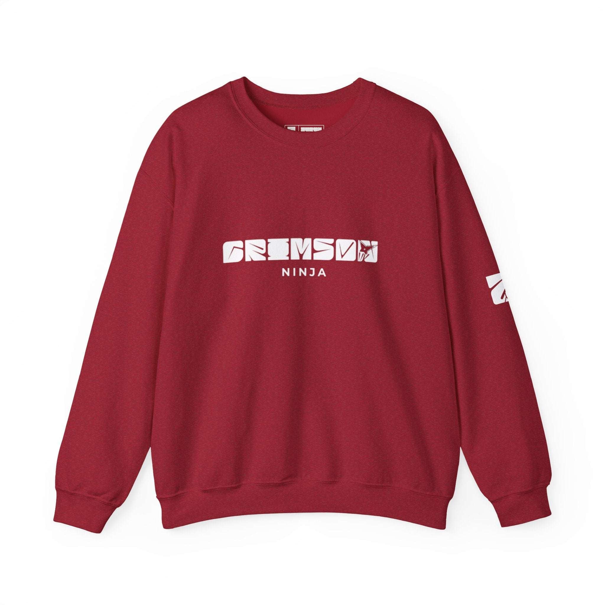 Crimson Ninja Sweatshirt - (Unisex Crewneck) - AURUM STYLES™