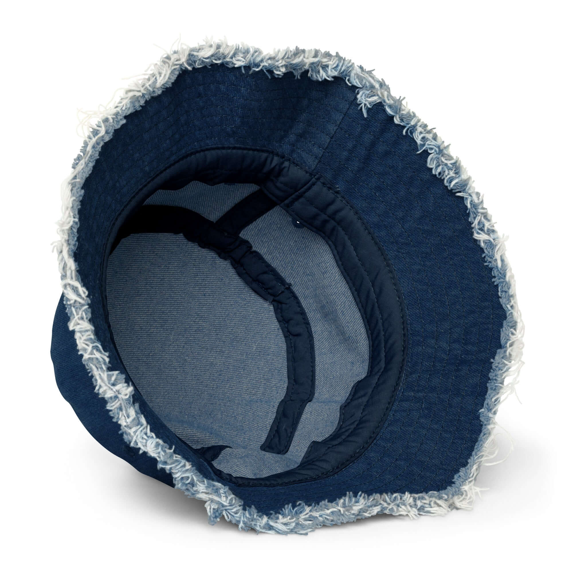 Distressed denim bucket hat - AURUM STYLES™