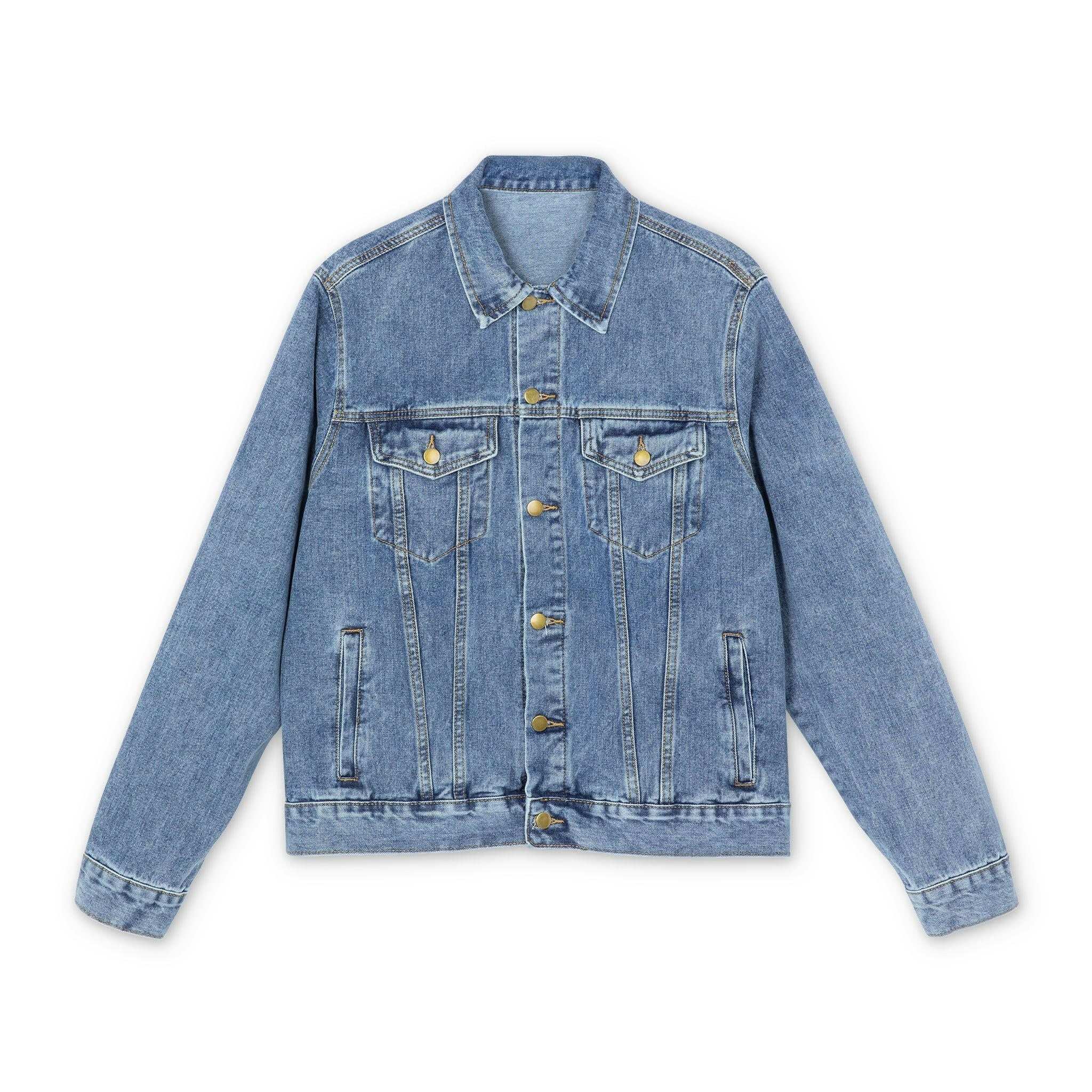 Fearless Lion Denim Jacket (Male) - AURUM STYLES™
