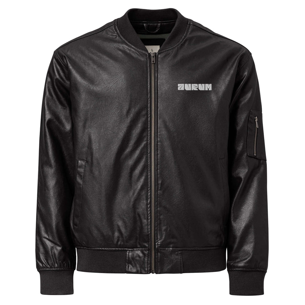 Leather Bomber Jacket - AURUM STYLES™