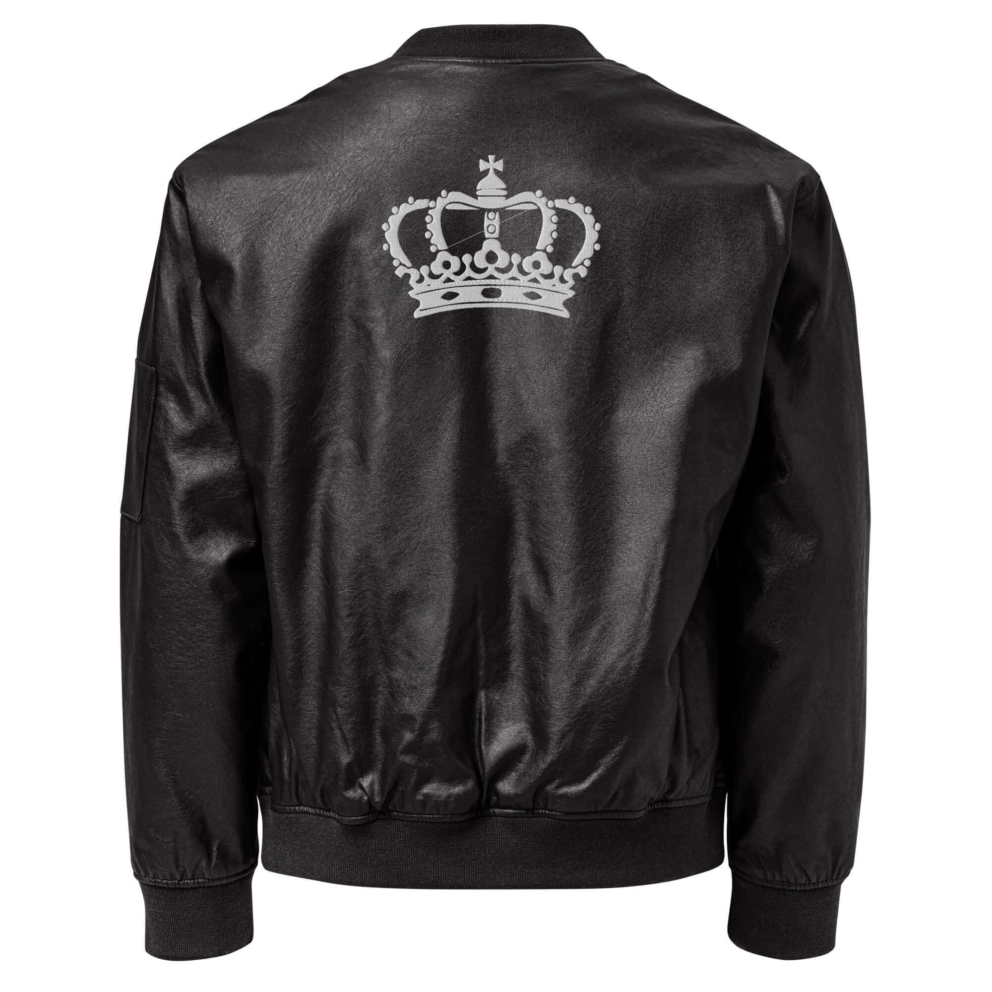 Leather Bomber Jacket - AURUM STYLES™