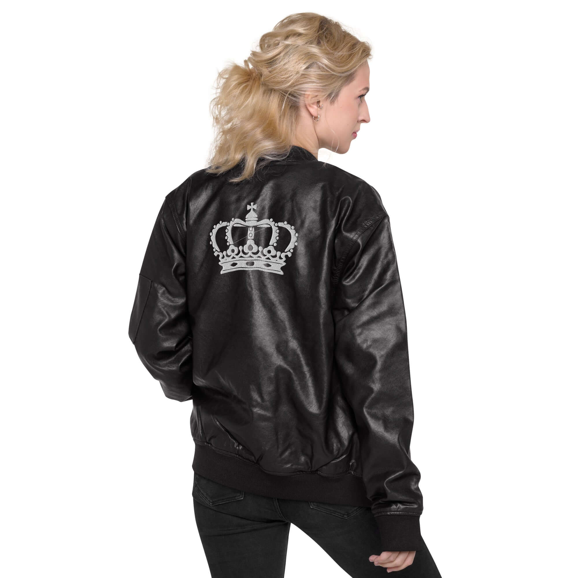 Leather Bomber Jacket - AURUM STYLES™