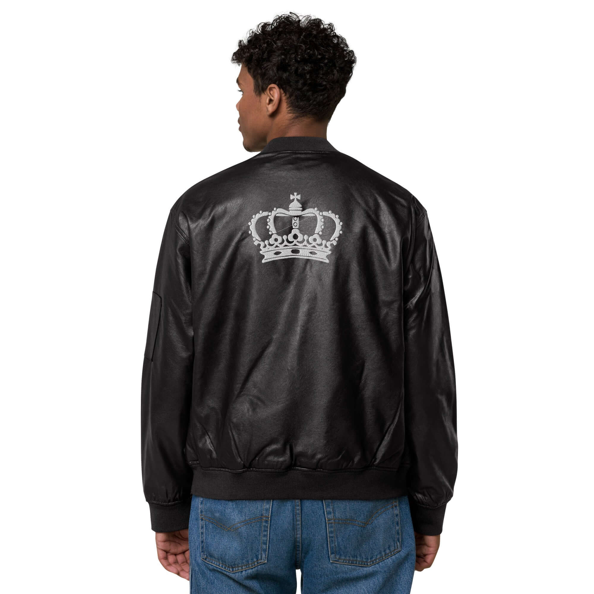 Leather Bomber Jacket - AURUM STYLES™