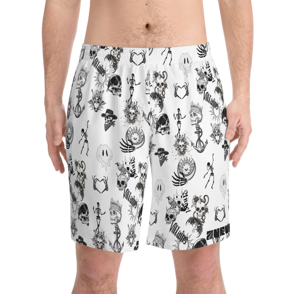 Skull & Bones Shorts (Men) - AURUM STYLES™