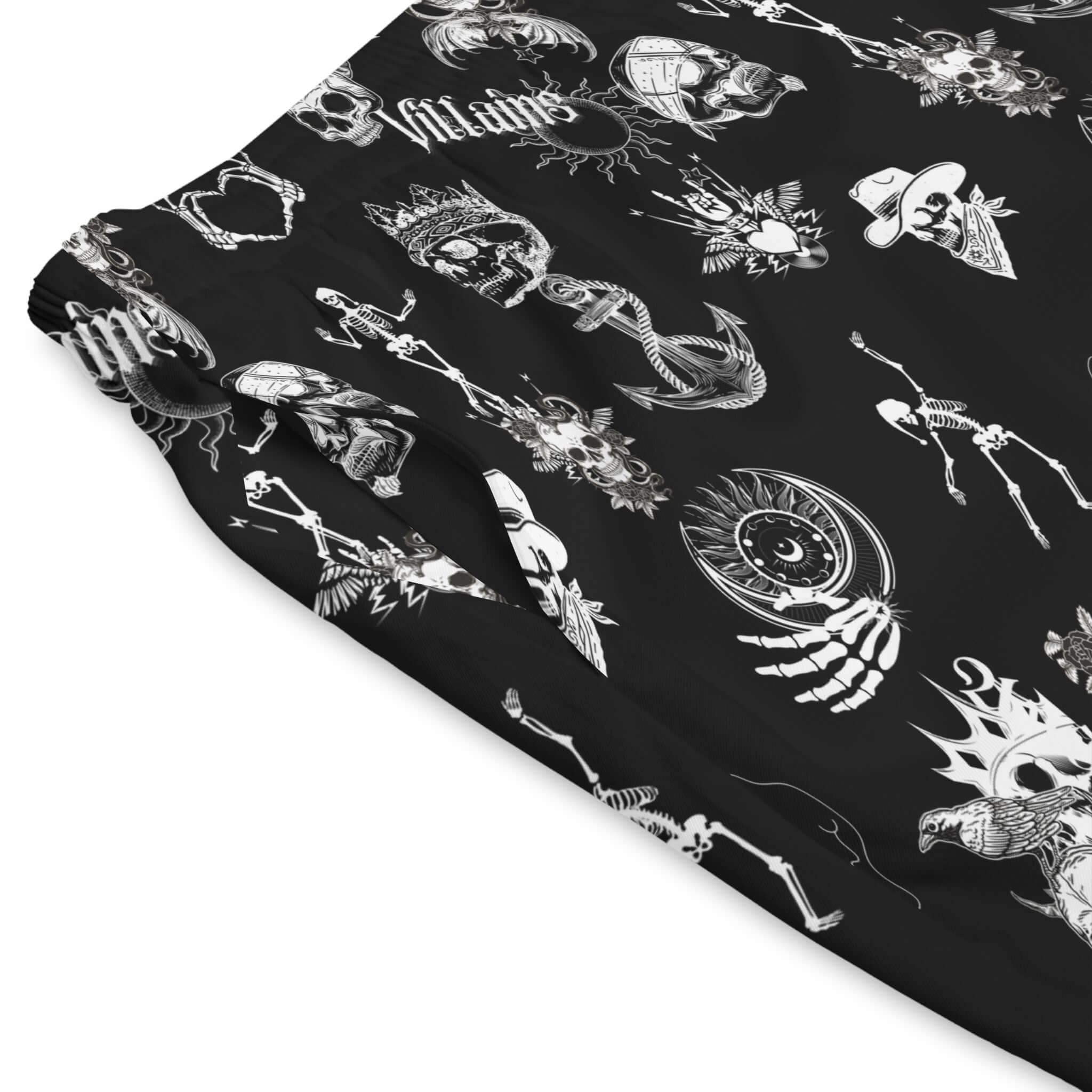 Skull & Bones Shorts (Men) - AURUM STYLES™