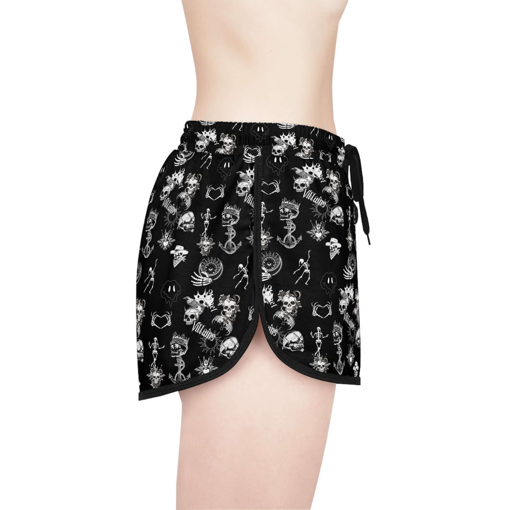 Trendy Women's Relaxed Shorts, Floral Print Summer Lounge Shorts, Casual Beachwear, Comfortable Sleep Shorts, Stylish Activewear - AURUM STYLES™