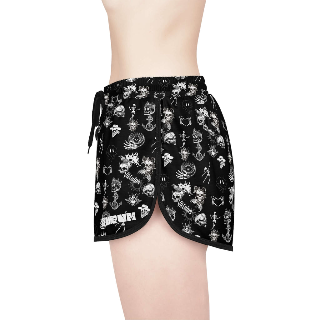 Trendy Women's Relaxed Shorts, Floral Print Summer Lounge Shorts, Casual Beachwear, Comfortable Sleep Shorts, Stylish Activewear - AURUM STYLES™