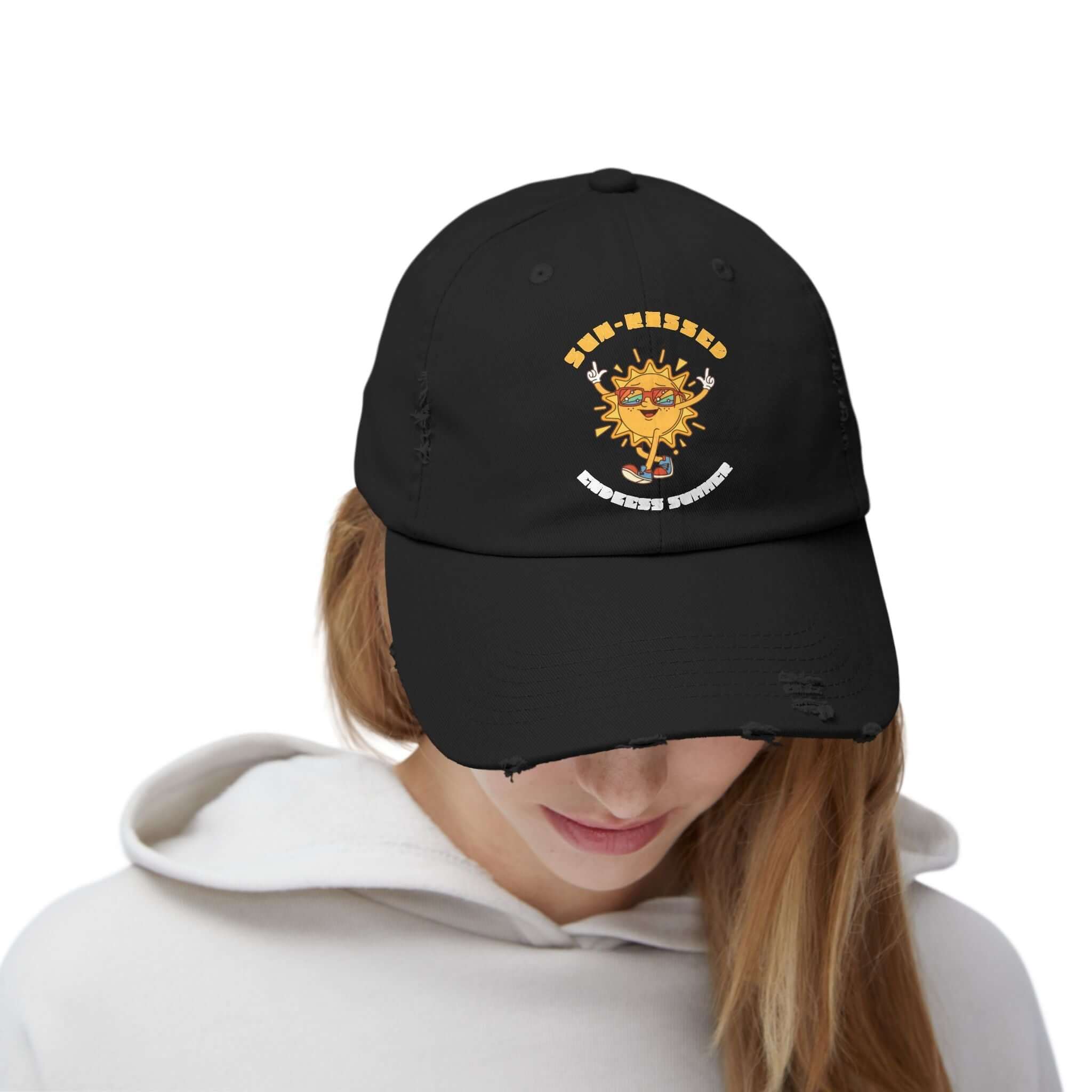 Unisex Distressed Cap - AURUM STYLES™